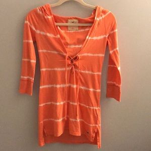 Hollister hooded swim coverup
